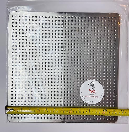 Miniatura 4 de Pantalla de freidora de acero inoxidable (dimensiones: 13-1/2 x 13-1/2 pulgadas)