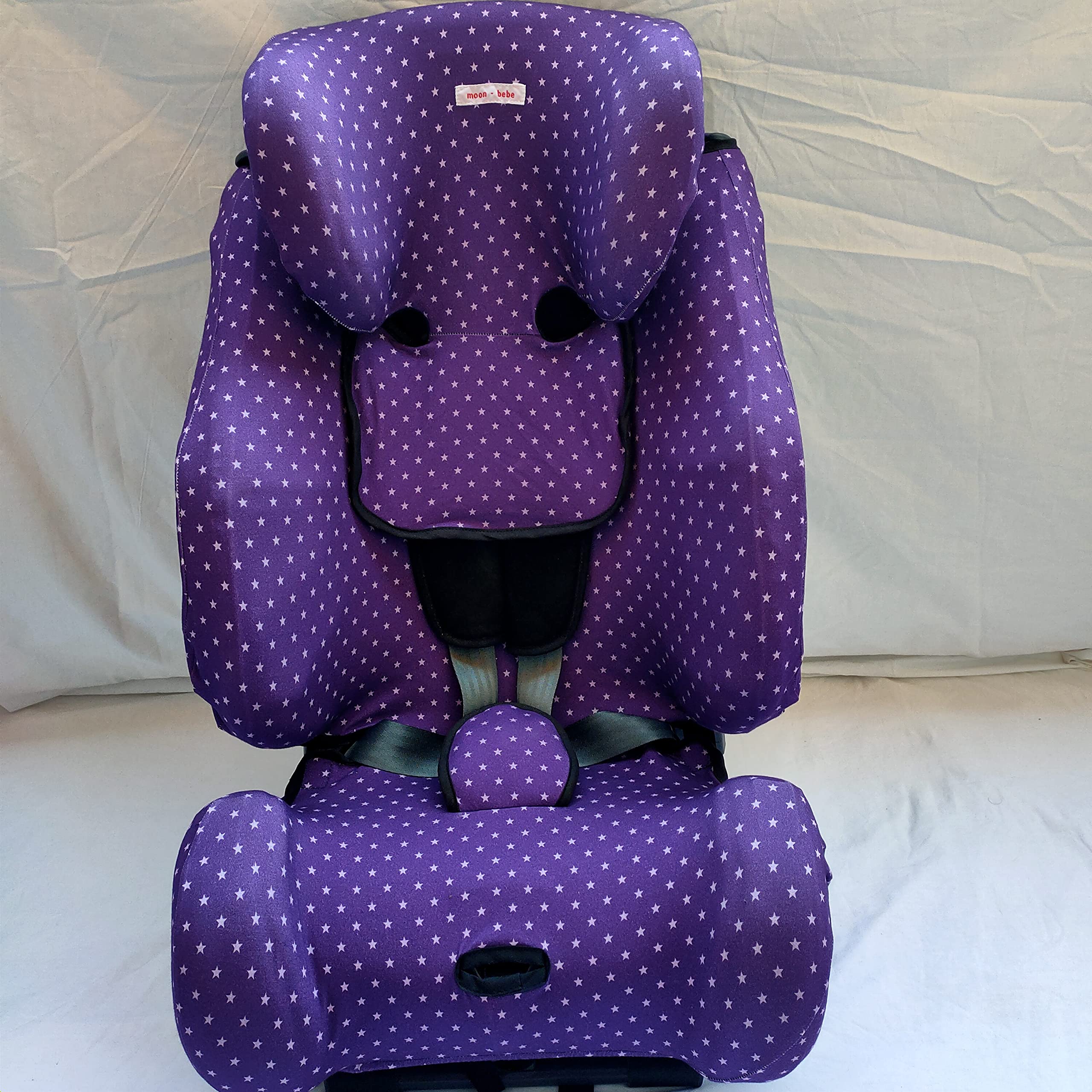 moon_bebe funda para silla de coche de algudon compatible con Klippan Maxi Triofix Comfort y Century (Lila)