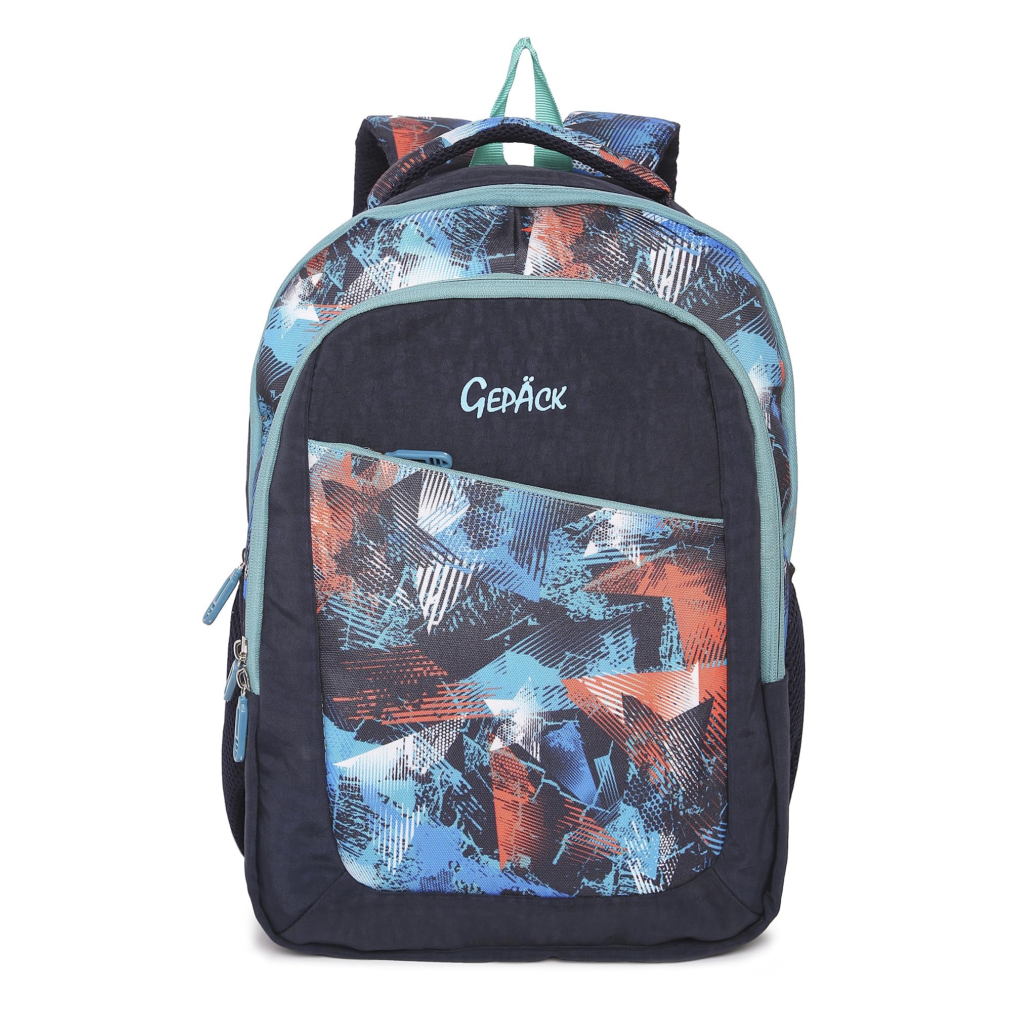 GEPACK Laptop Backpack with 2 Compartments for School Tracking 25 liter Water Resistant Bag for Kids (Blue & Black) (B0C9ZQ5SBS) Amazon Price History, Amazon Price Tracker