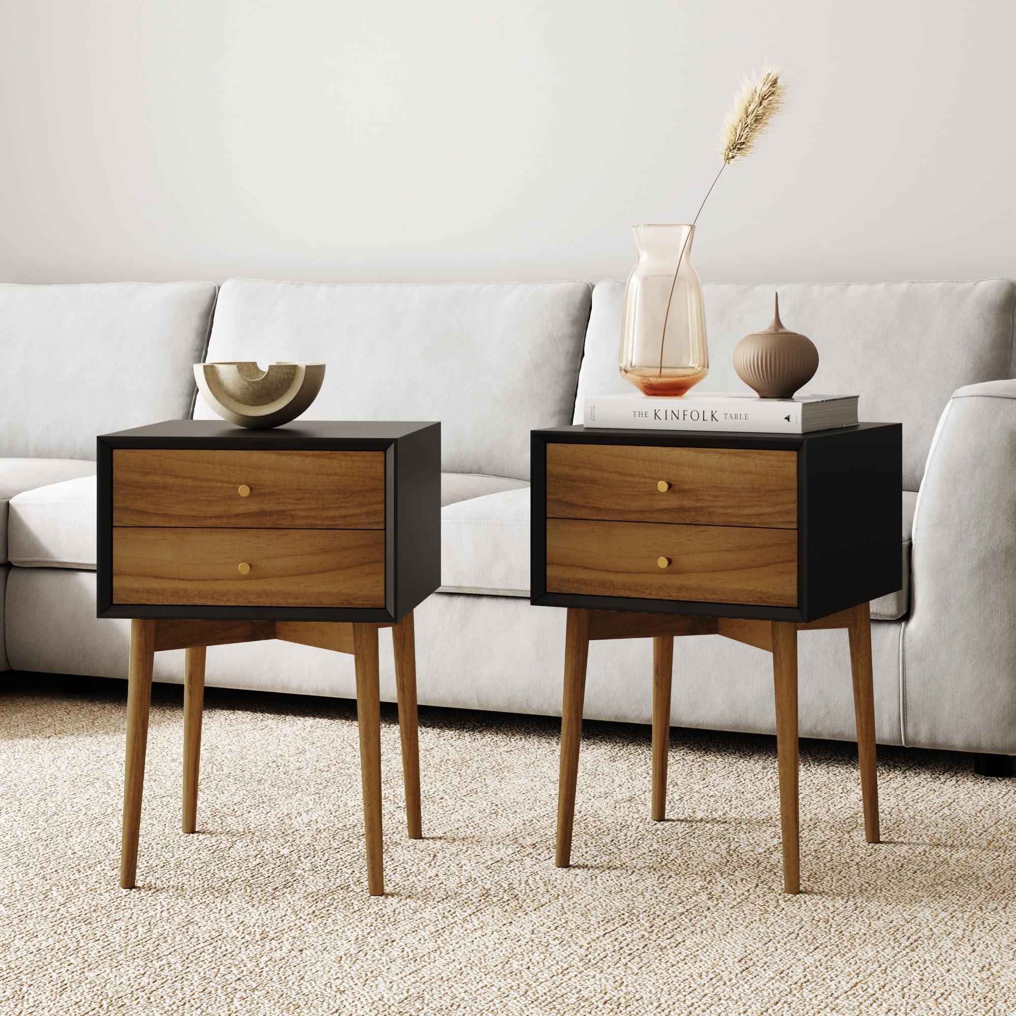 Photo 1 of Nathan James Harper Nightstand Set of 2