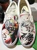 Anime Shoes Hand Painted Shoes Tokyo Ghoul Canvas Shoes Men Women Unisex Anime Fashion Sneakers