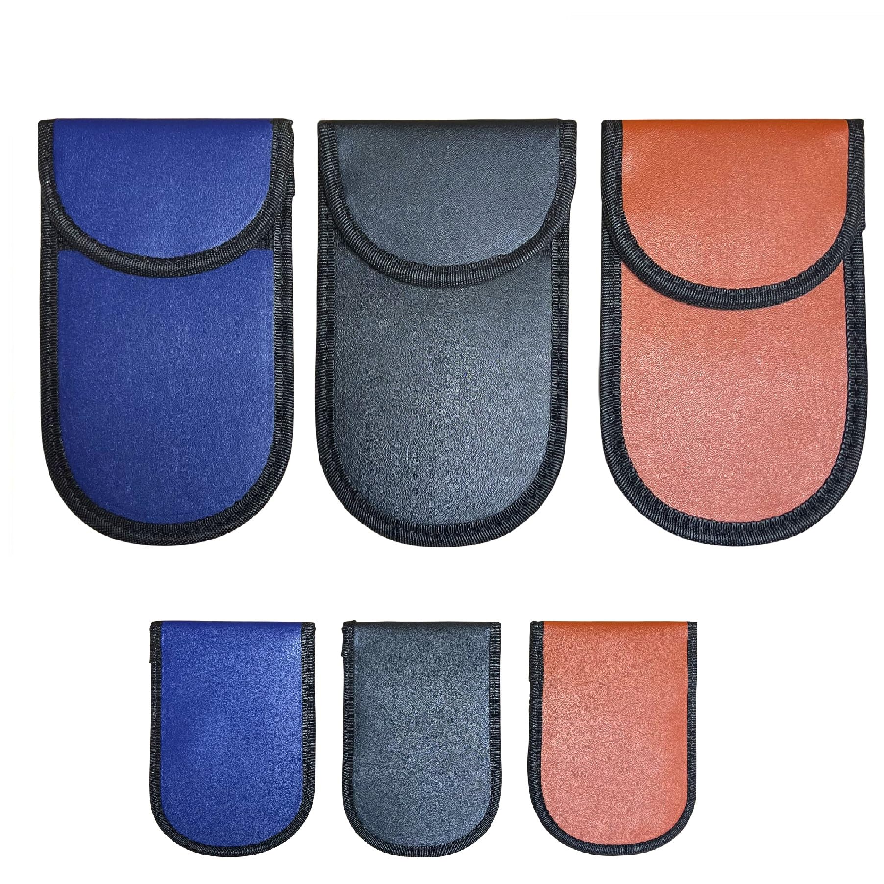 Lanpard Faraday Bag For Key Fob(2 Pack), Faraday Cage Protector, Car RFID Signal Blocking Key Fob Protector, Double-Layers Of Shielding Carbon Fiber Material Anti-Theft Faraday Pouch