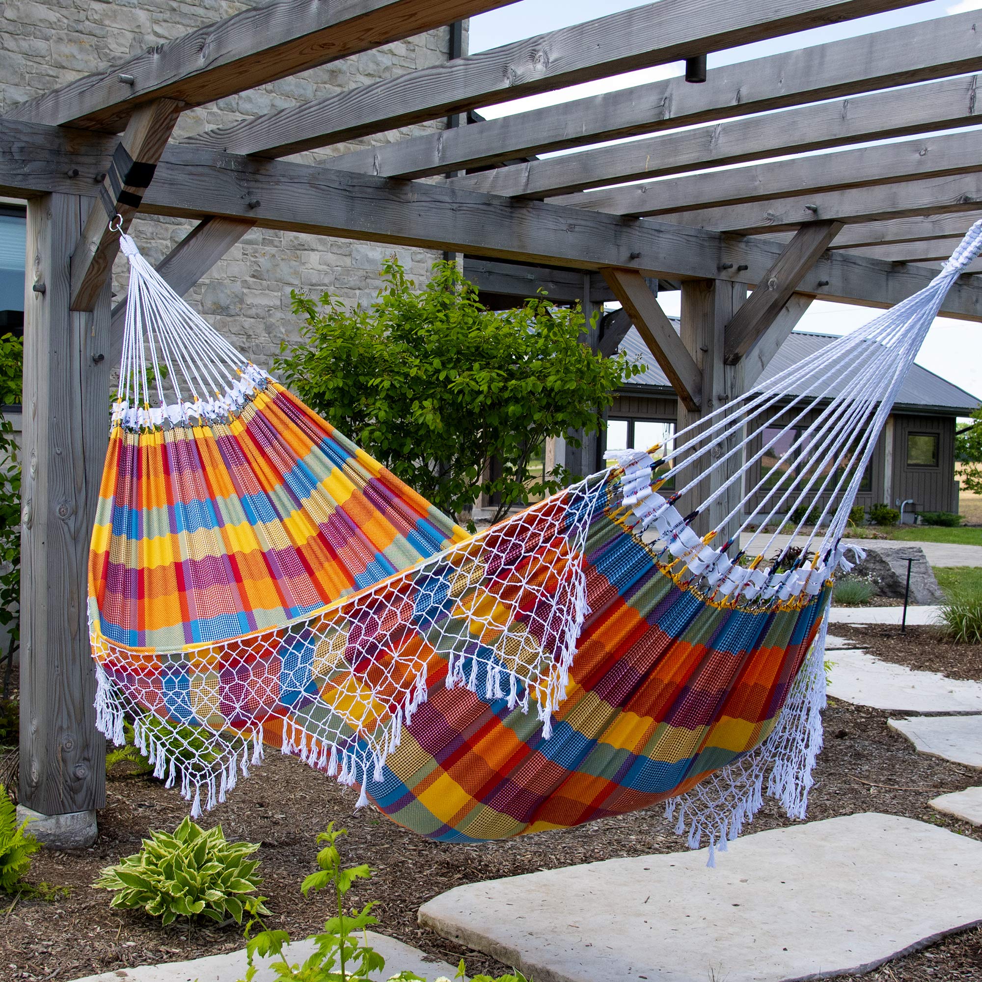 Vivere Authentique Hamac Brésilien Tropical - Double - Carnival