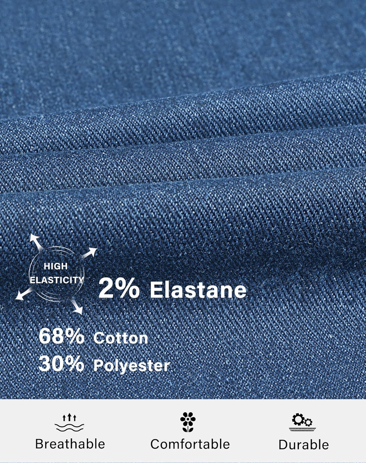 roswear Women’s High Waisted Stretchy Skinny Curvy Jeans Tummy Control Jeggings - Image 5