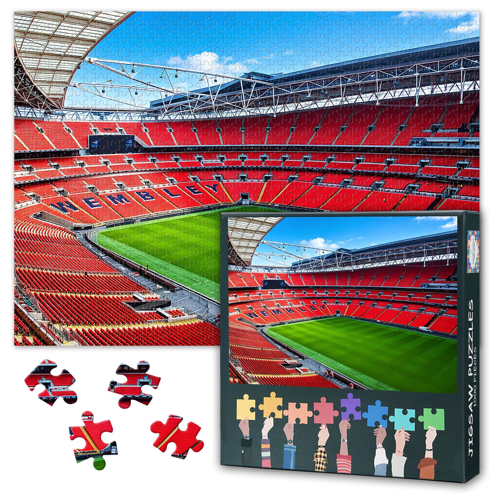 TISHIRON Night Wembley Stadium Puzzle - 1000 Piece Puzzle for Adults — image 1