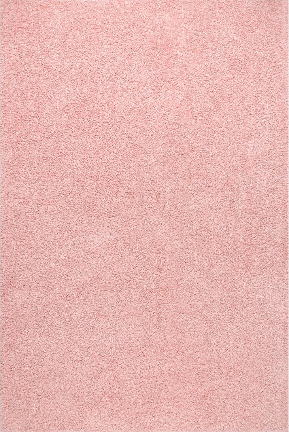 nuLOOM Marlow Machine Washable Soft Shaggy Faux Sheepskin Accent Rug, 3' x 5', Pink, Rectangular, 1.2" Thick
