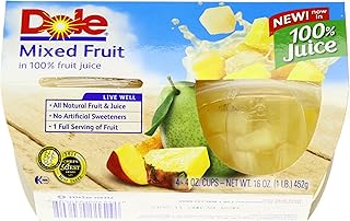 Dole Mixed Fruit in Light Syrup, 4 Pack, 4 oz cups