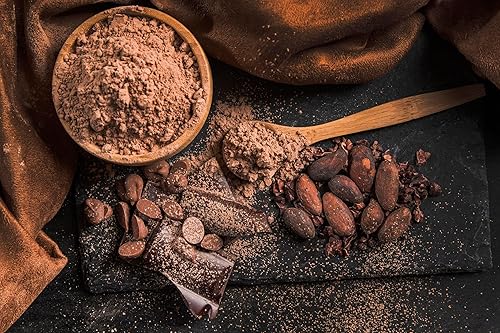 Miniatura 5 de Cacao orgánico en polvo 1 libra certificado sin OMG Kosher crudo sin azúcar Sirtfood a granel