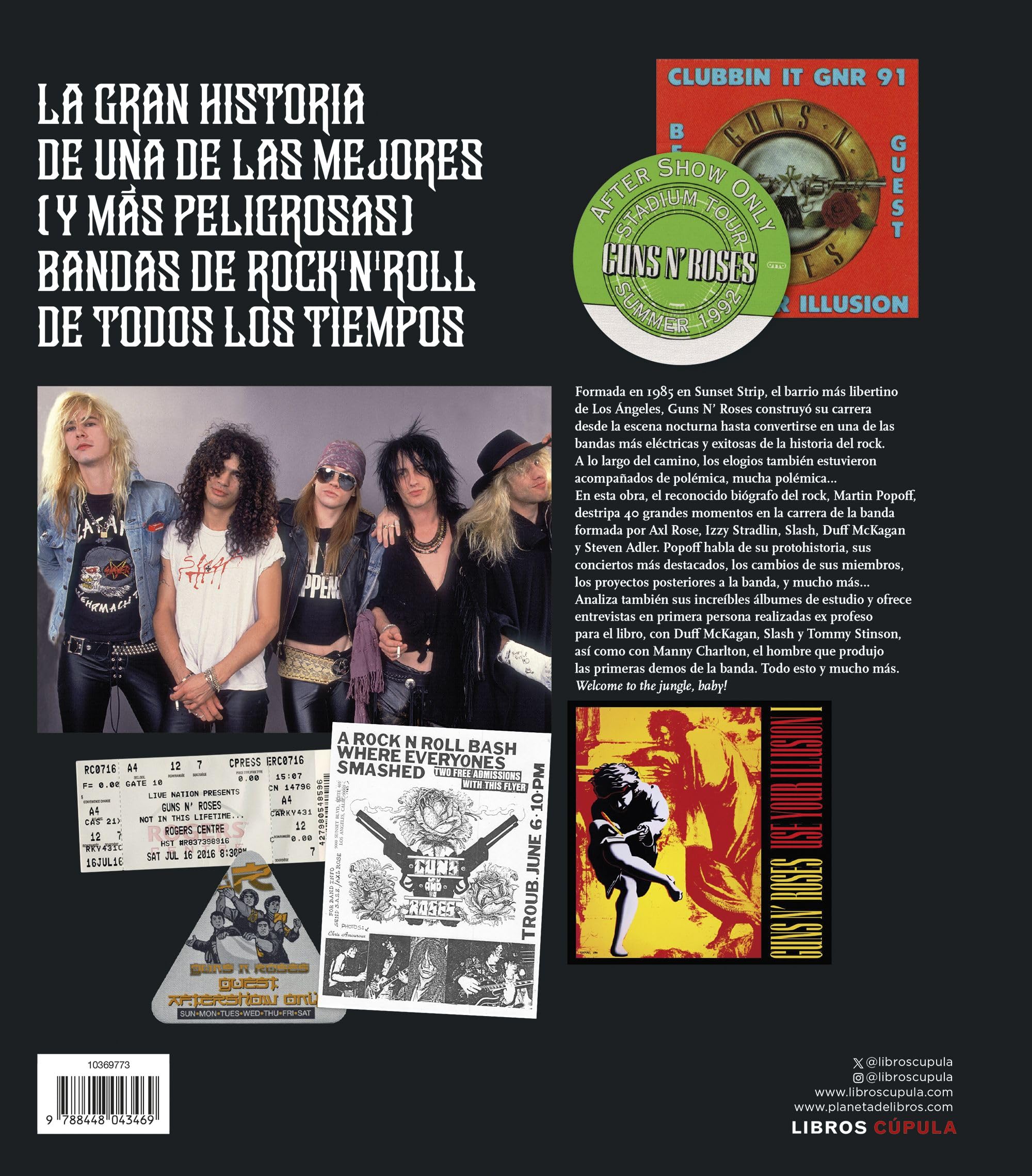 Guns N' Roses. 40 aniversario (Música y cine)