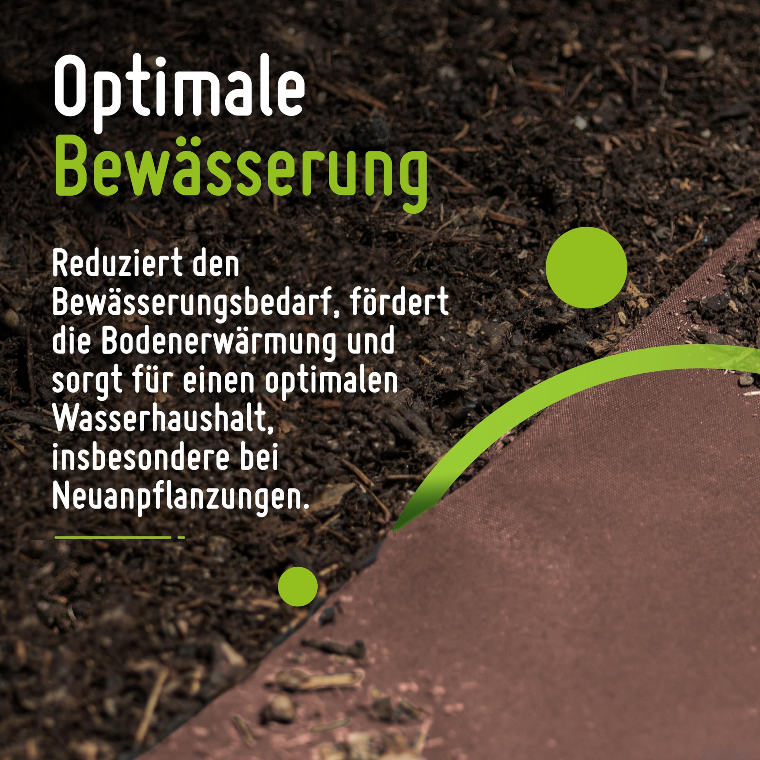 TerraUno – Premium Unkrautvlies Gartenvlies aus Polypropylen 130g/m² – Unkrautfolie Wasserdurchlässig 25m² – UV-beständig, reißfest & umweltfreundlich – Unkrautvlies wasserdurchlässig
