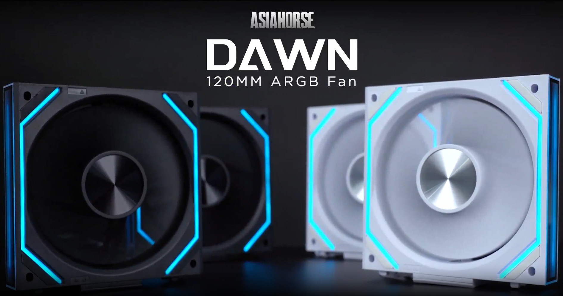 Amazon.com: Asiahorse Dawn 120mm Case Fan, ARGB PWM 1850RPM/71CFM