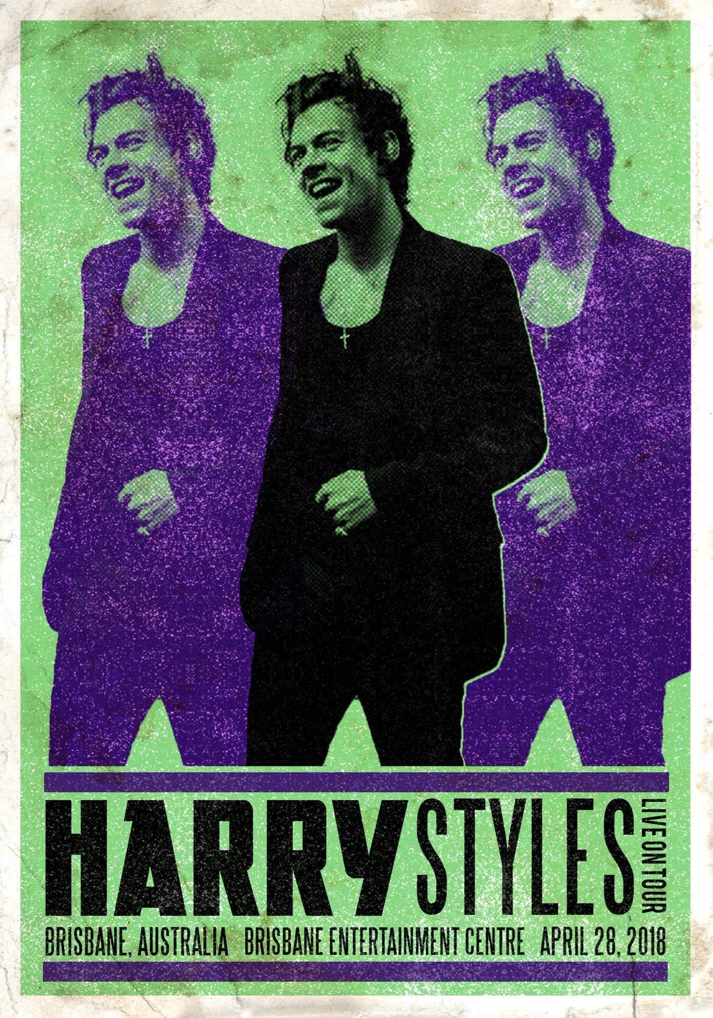 Street ArtHarry Styles Love On Tour Addore You Classic Fine Line Home Decor Print Poster Wall Art Picture A4 +