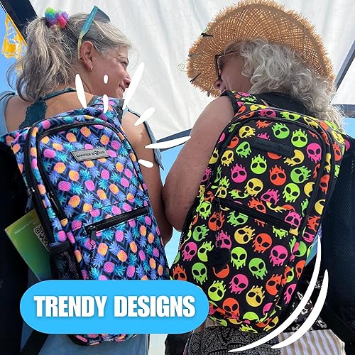 Miniatura 6 de Kandies World Reflective Festival - Paquete de hidratación  Bolsa de agua de 2 litros para raves, senderismo, ciclismo, correr y más (diseño de