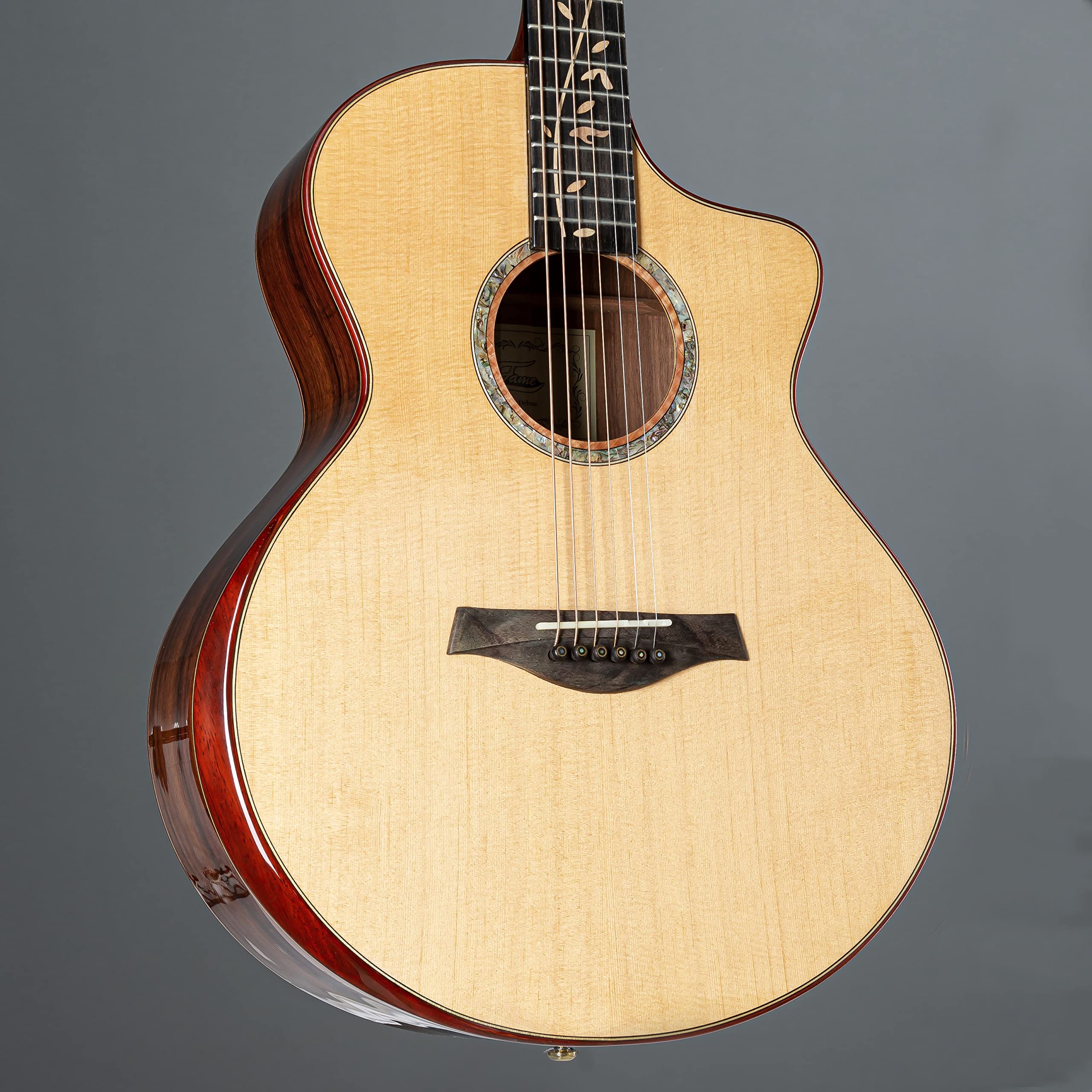 Fame Santos Deluxe High Gloss - Guitare folk