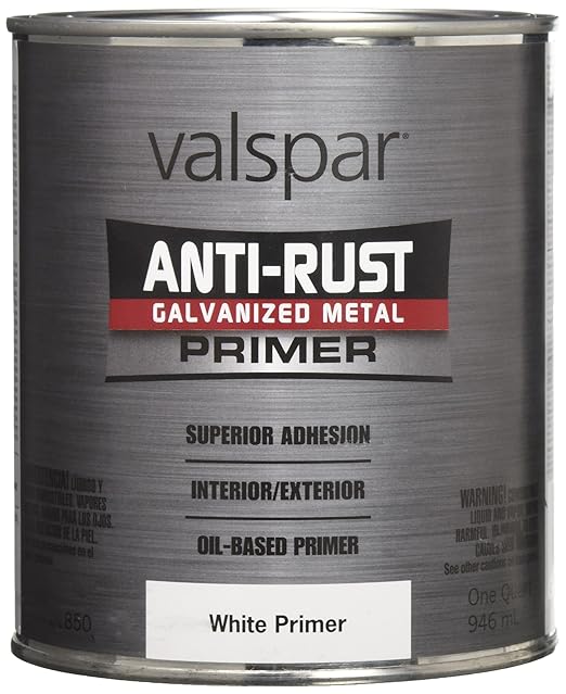 Valspar 21850Q Galvanized Metal Primer Enamel 1 Quart Amazon.in