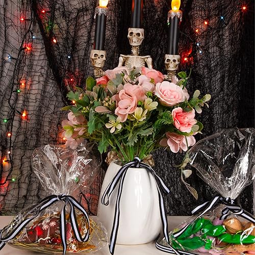 Miniatura 6 de Luinabio Cinta de guinga de Navidad de 50 yardas para regalos de Navidad, 58 pulgadas de ancho, rojo y verde, a cuadros, para envolver manualidades