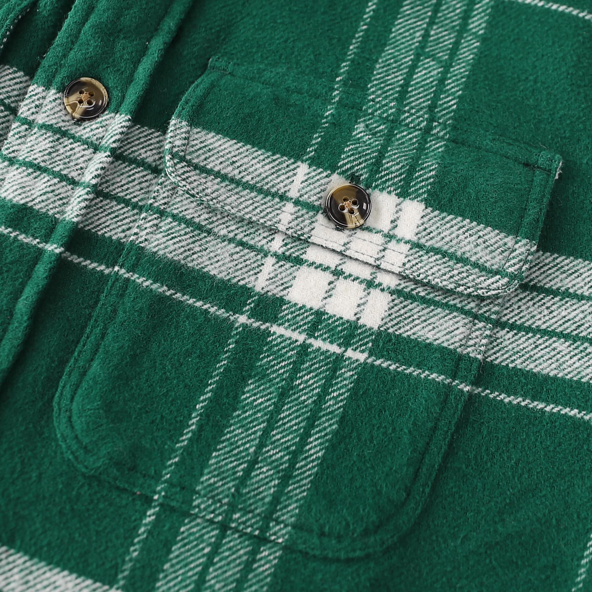 Dubinik® 13oz super ciężka koszula flanelowa męska z długim rękawem, ciepła bawełna na co dzień, ciężka koszula robocza