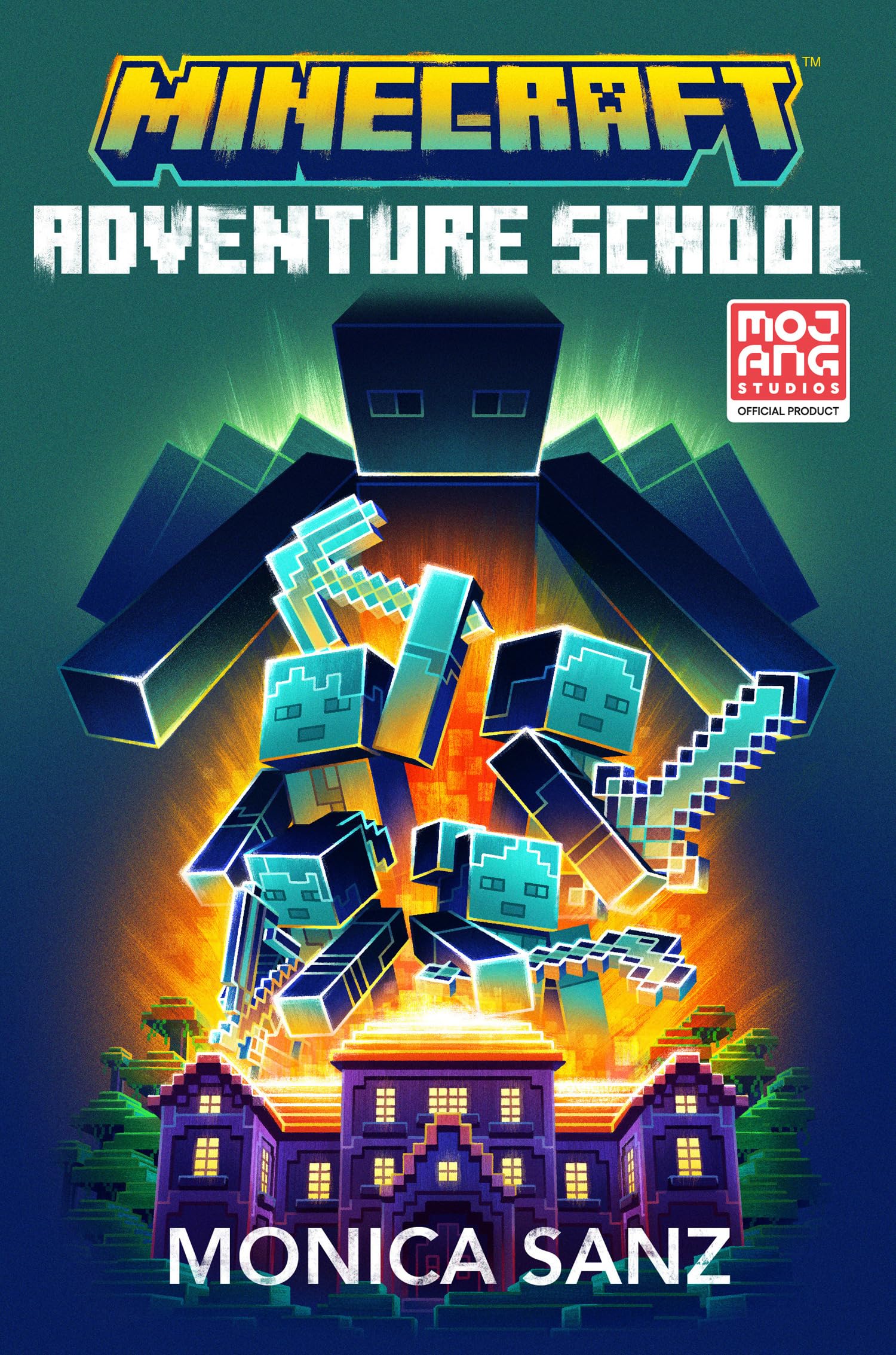 Minecraft Adventure School Novel by Monica Sanz Paperback