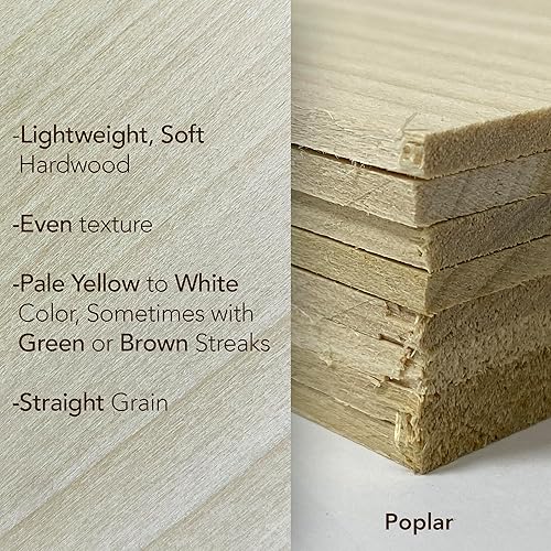 Miniatura 8 de Madera maciza de 6 x 19 pulgadas, 0.13 pulgadas, 18 pulgadas, sin terminar (nogal)