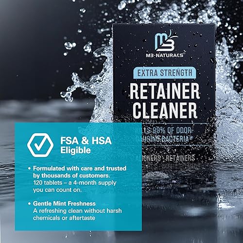 Miniatura 51 de Estuche de baño para dentaduras postizas y estuche de retenedores, taza de baño para retenedores Invisalign, kit de limpieza de dentaduras dentales