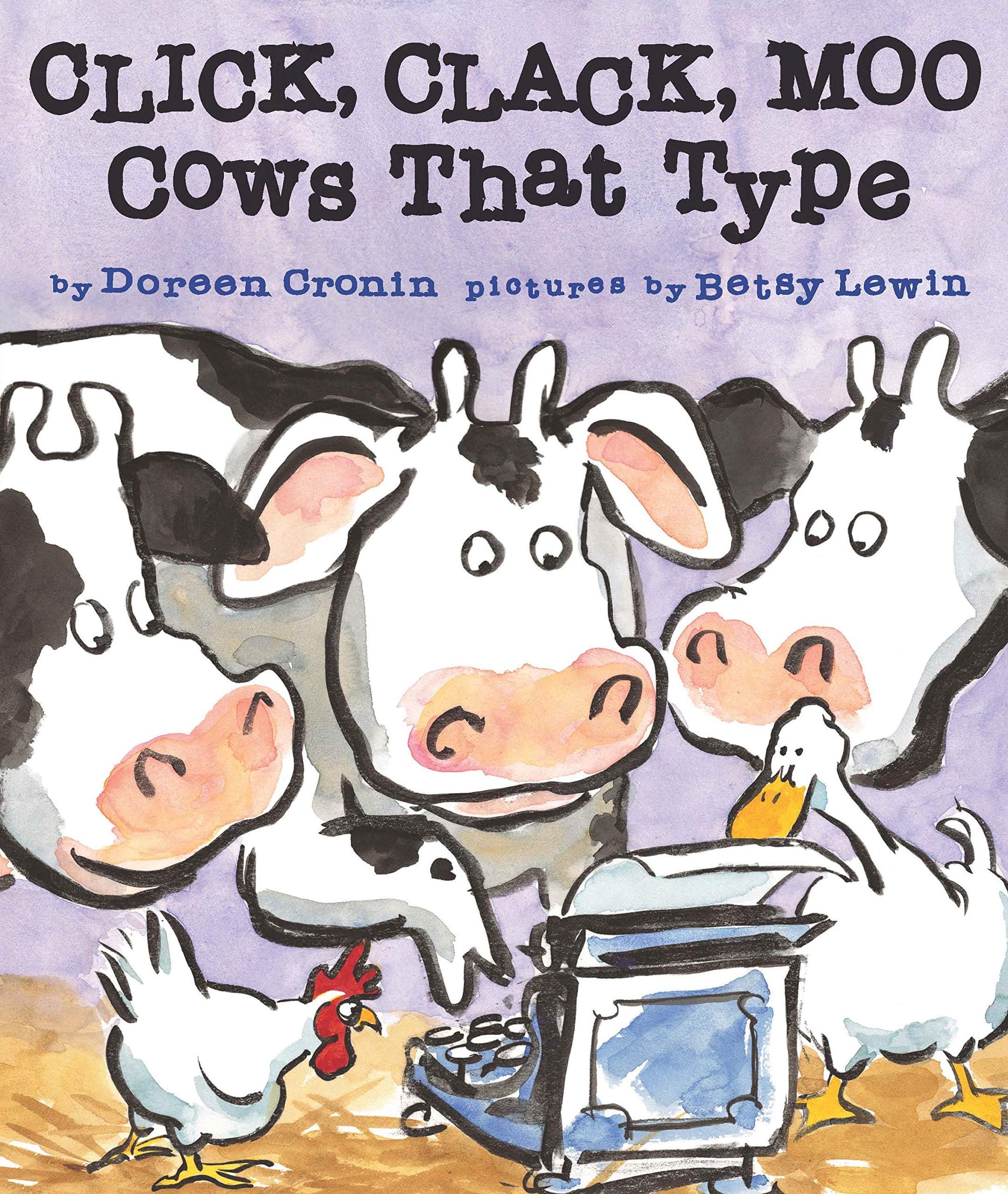 Simon & Schuster Click, Clack, Moo: Cows That Type