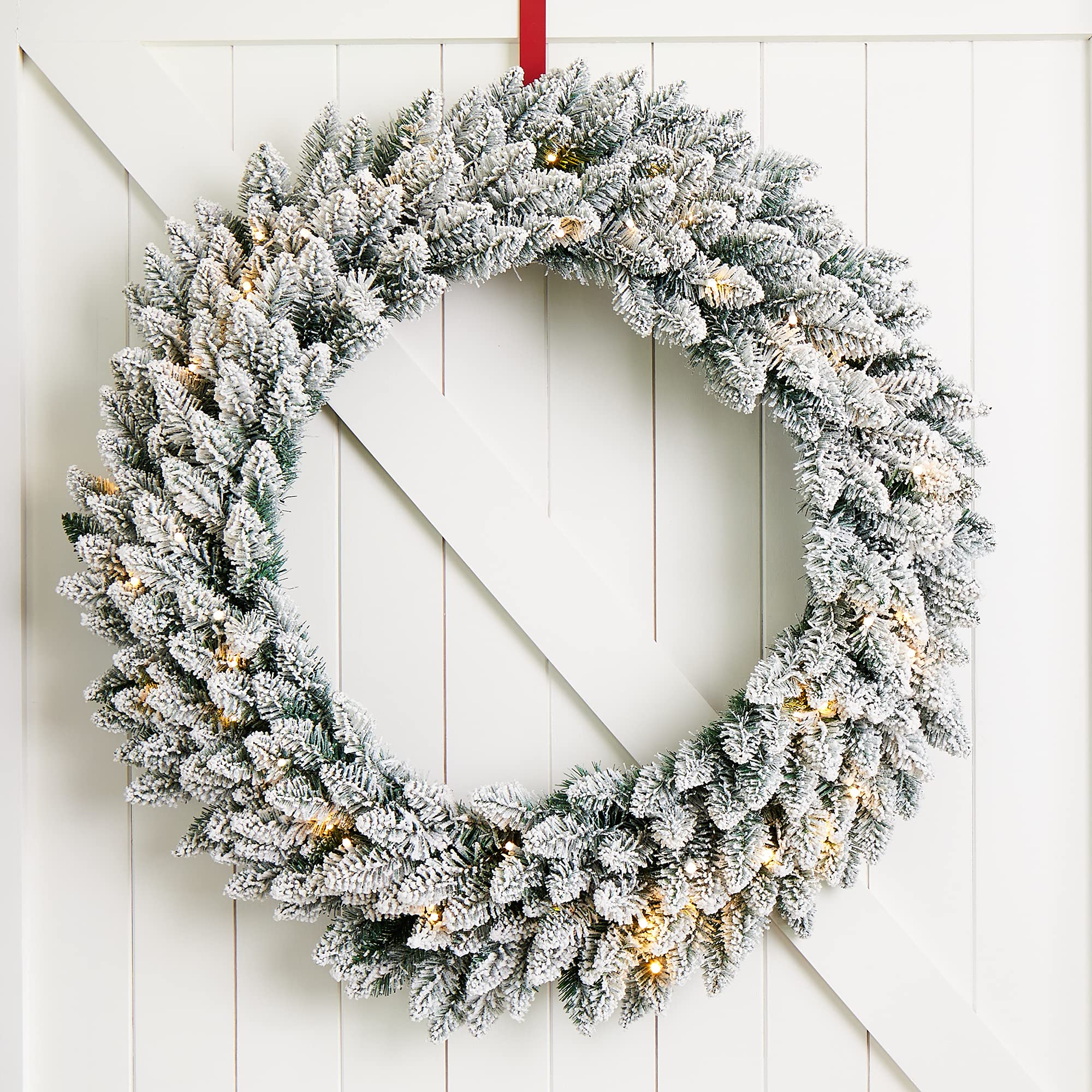 Amazon.com: Glitzhome Christmas Wreath for Front Door, 36
