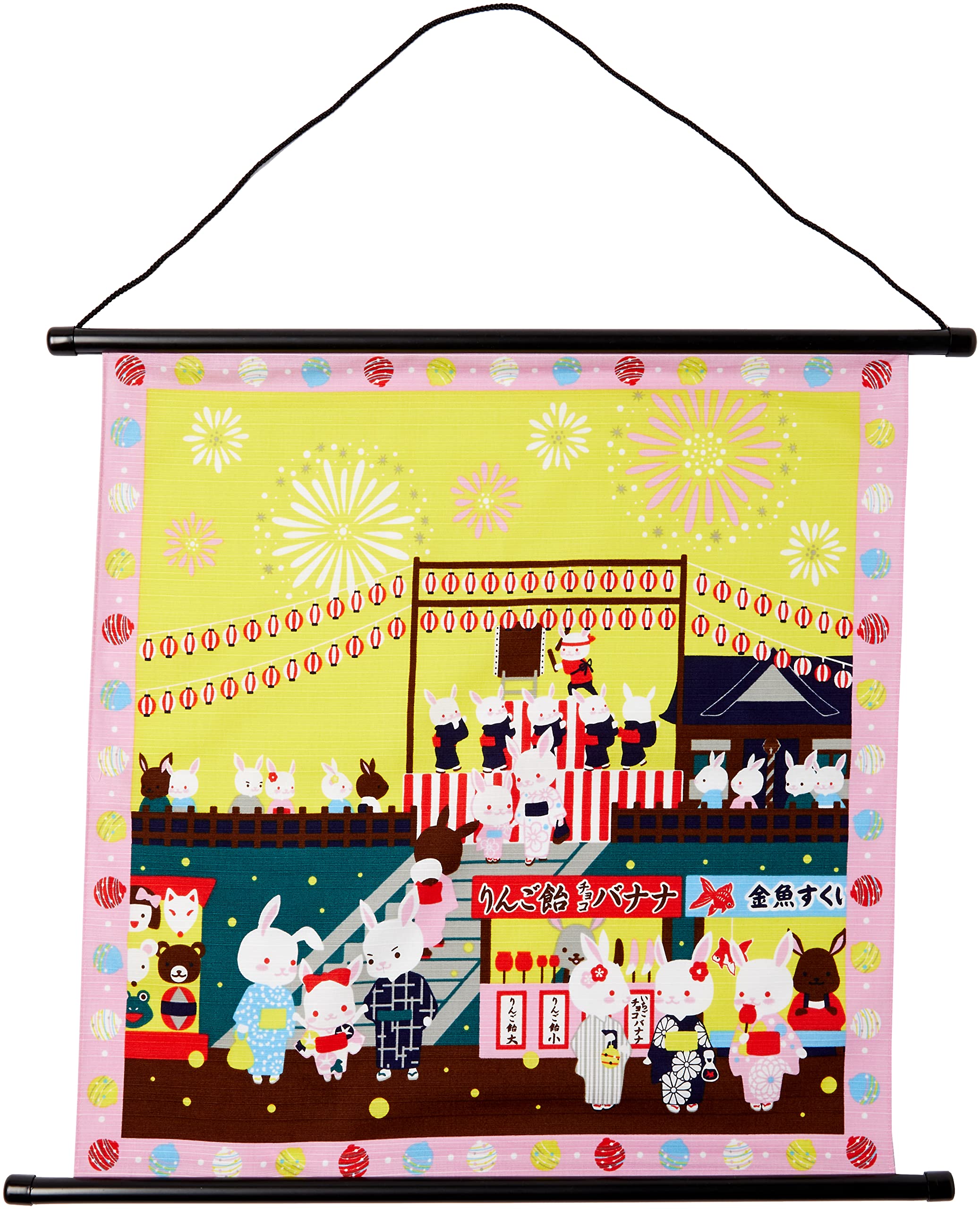 Amazon｜前田染工 ピンク 53×56cm 四季彩布 風呂敷 タペストリー