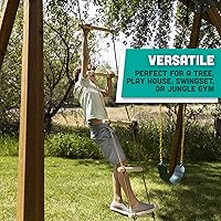 Vista 3 de 6 pies Escalada de cuerda para niños, accesorios para columpio