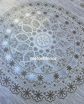 Kalın astarlı osmanlı desen kenarlı volanlı dalgalı kesim silinebilir pvc muşamba masa örtüsü (Bej, 100 x 140)