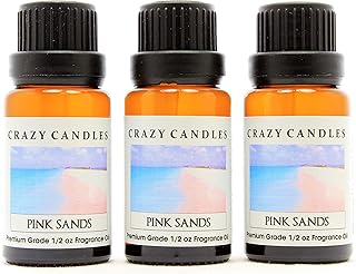 Pink Sands (Type) 3 Bottles 1/2 Fl Oz Each (15ml) Premium Grade Scented Fragrance Oil (Made in USA)
