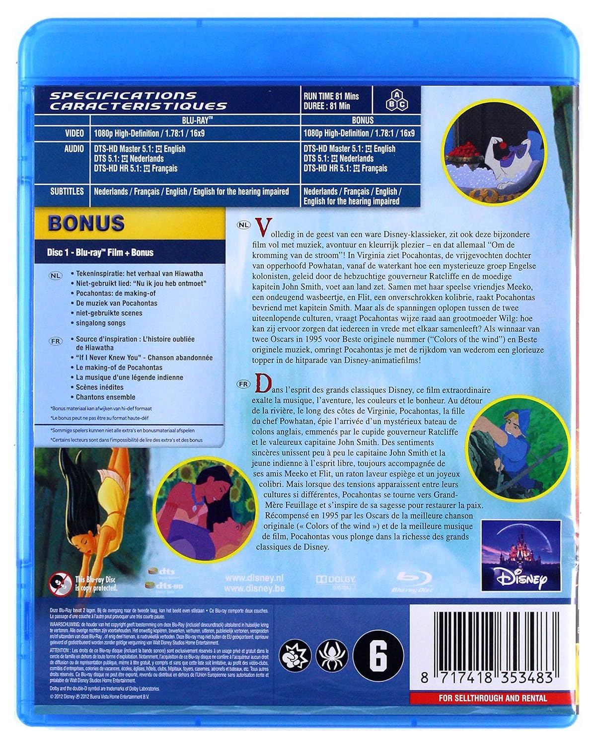 Pocahontas -Spec-