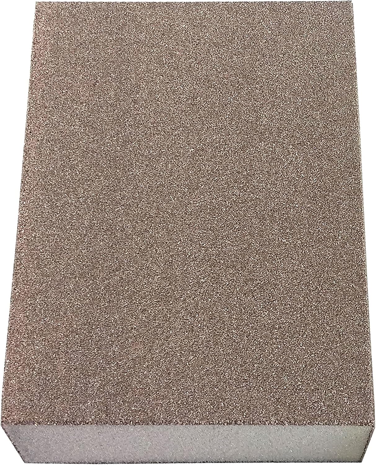 Starcke Premium 3-3/4 x 2-5/8 Inch 4 Sided Hand Sanding Blocks 10 Pack 1" Thick - For Wood, Auto Body, Marine, Paint, Primer, Plastics, Metal and Fiberglass (Medium Grit)