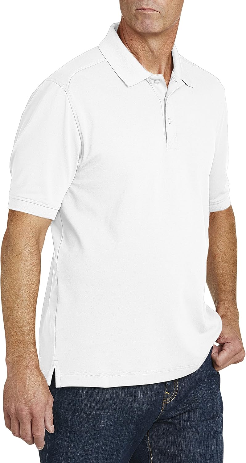 Cutter & Buck Mens Big & Tall 35+UPF, Short Sleeve Advantage Polo Shirt
