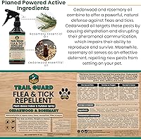 Vista 6 de Trail Guard - Aerosol natural extra fuerte para insectos, pulgas y garrapatas para perros, gatos, personas y hogar