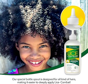 Lice Treatment | Shampoo & Two Combs | Helps Cure Lice & Nits | Repels & Prevents | Pesticide Free | 100% Natural | Tea Tree + Coconut Oil | Best Value | Smells Great.