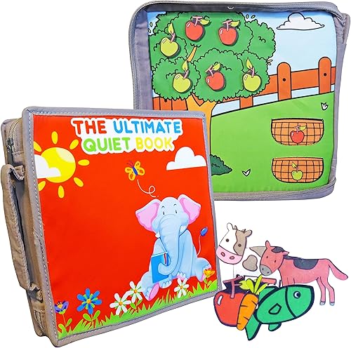 Miniatura 2 de Ultimate Quiet Book - Kit de piezas de repuesto de 43 piezas para libro silencioso