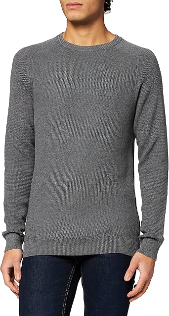 mens textured jumper