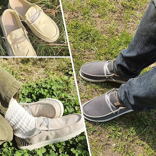 Vista 7 de UamGlsob 2 pares de cordones elásticos de repuesto para Hey Dude, cordones planos, cuerdas de zapatos de repuesto para Hey Dude