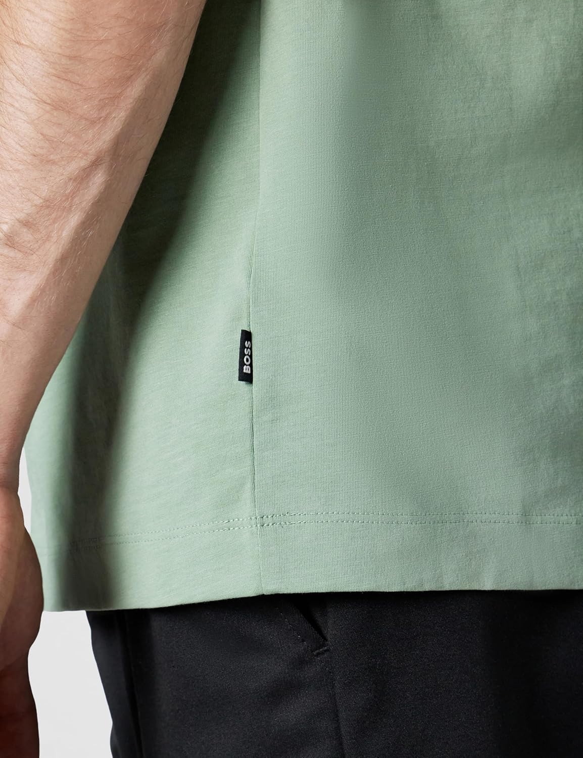 BOSS Men's Chest Logo Soft Jersey Crew Neck T-Shirt - Image 5