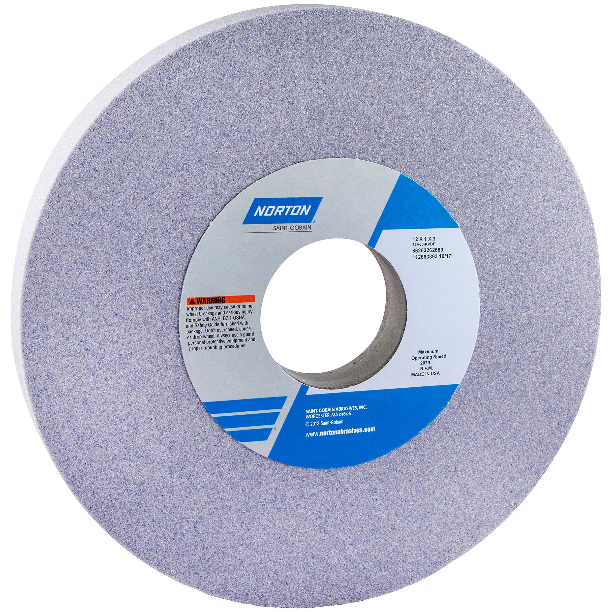 Norton 66253262572 Surface Grinding Wheels Size 12 x 1 x 3