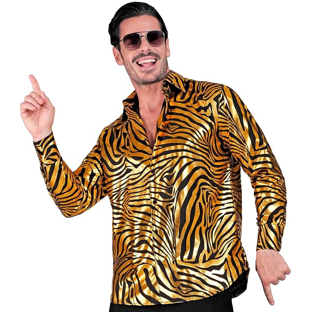 Foto 2 de 6 de W WIDMANN MILANO Party Fashion - Camisa de Fiesta para Hombre, Manga Larga