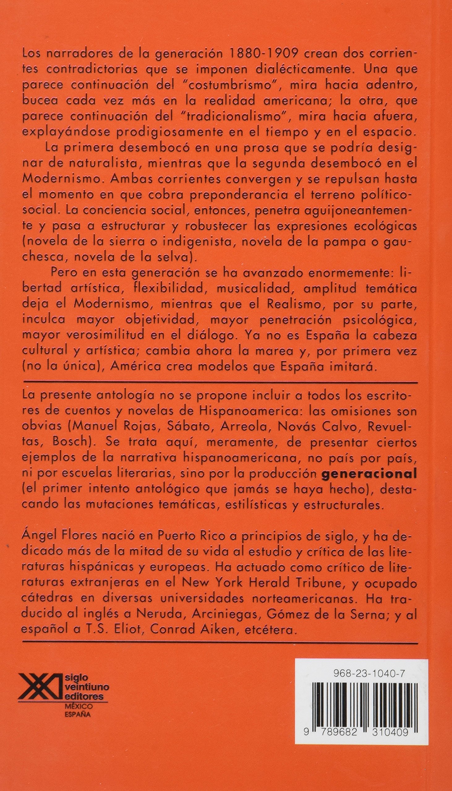 narrativa hispanoamericana 1816-1981. historia y antologia / volumen 2. la generacion de 1880-1909
