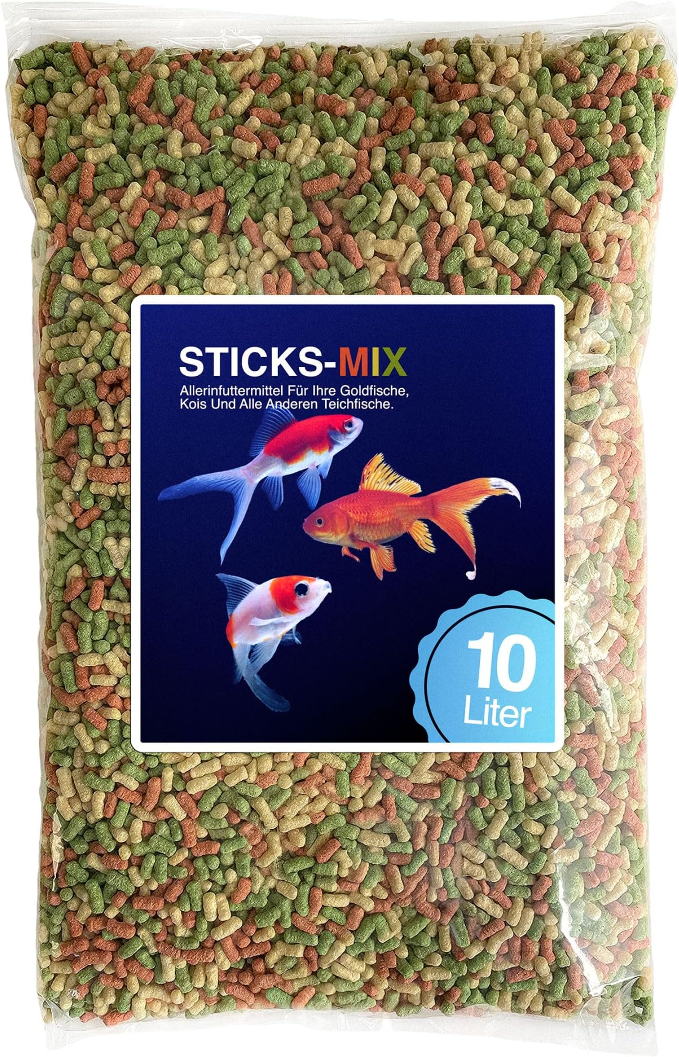 Mangime Per Koi Söll KoiGold Mix - 1 Kg, Con Vitamine E Oligoelementi, Per Laghetti Da Giardino, Galleggiante - Foto 4