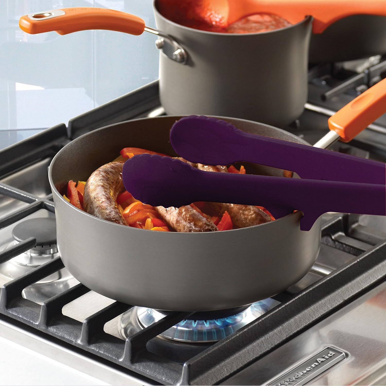 Rachael Ray Tools & Gadgets Lazy Tongs, Purple