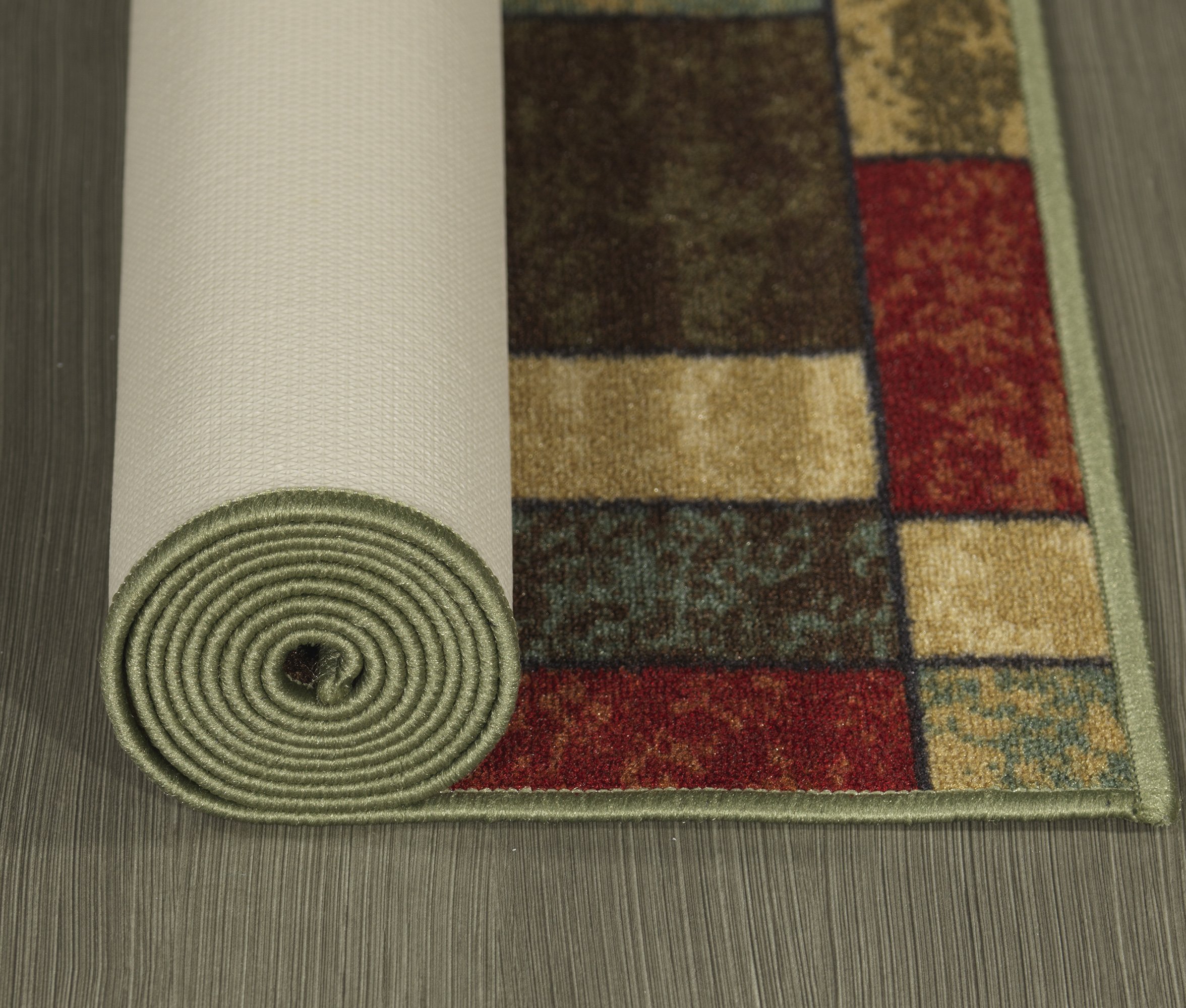 Ottomanson Rixos Collection Rug Ottomanson Ottohome Collection Boxes Design Non-Slip Rubberback 3x10 ...