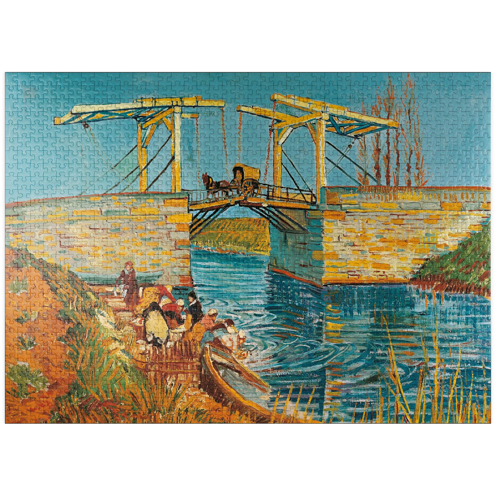 Amazon.com: MyPuzzle Piatnik: The Bridge of Langlois in Arles By