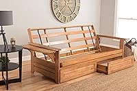 Vista 7 de Kodiak Furniture - Juego de futón, blanco, Madera Tela, Canadá