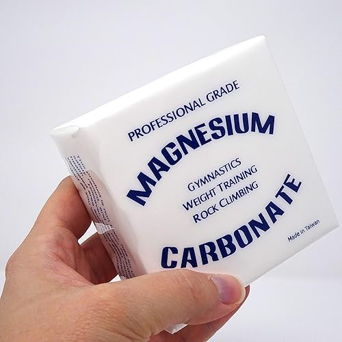 Miniatura 2 de Z ATHLETIC Combo de tiza y bolsa para gimnasia, escalada y levantamiento de pesas (bloque de 2 onzas, varios colores)