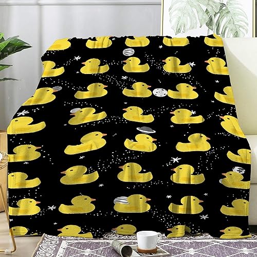 Miniatura 3 de Manta de patos de regalo para niños y niñas, regalo para los amantes de los patos lindos, manta de regalo para niños, decoración de animales kawaii,