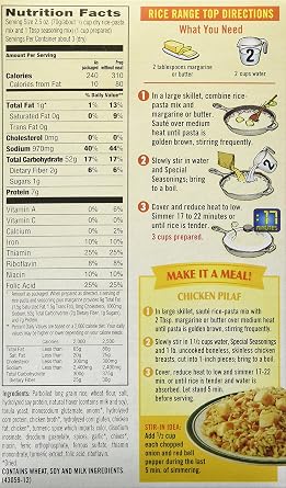 Rice-A-Roni RICE PILAF 7.2oz (2 pack)